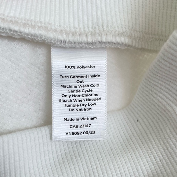 Haven Well Within White Sherpa Joggers XS Extra Small - Picture 10 of 10